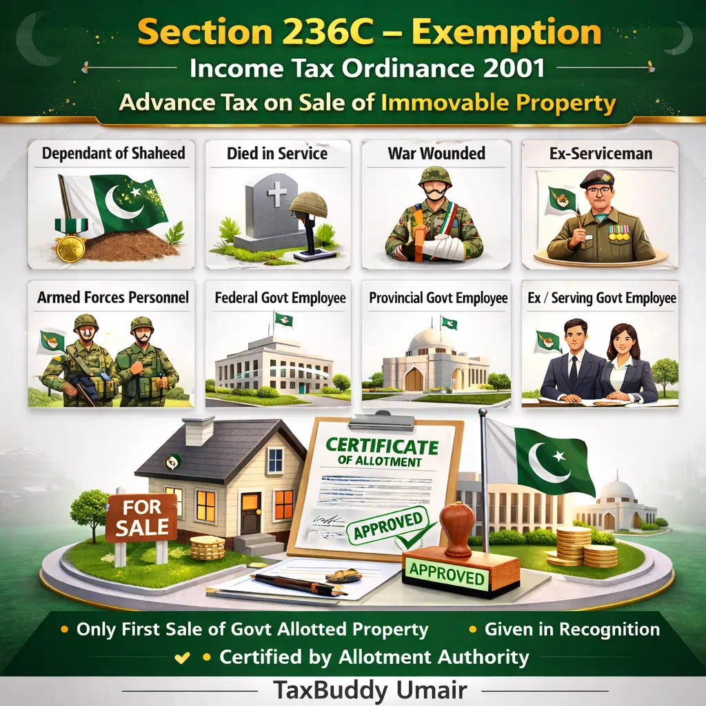 Section 236C Exemption Advance Tax Immovable property
