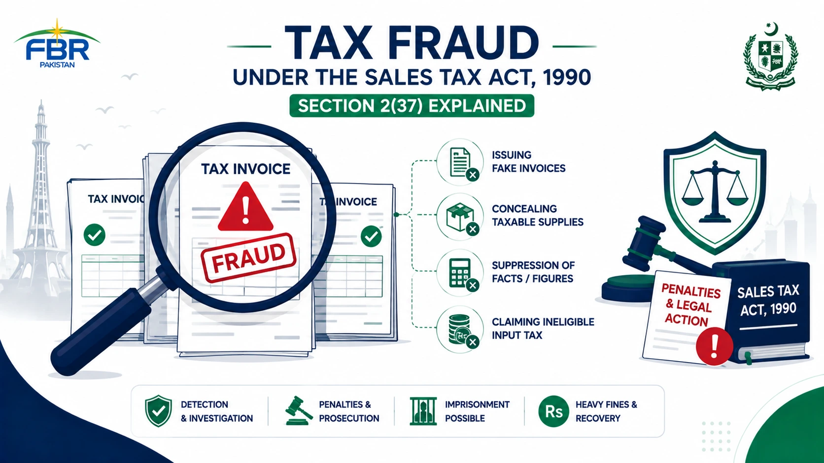 What Is Tax Fraud Under Section 2(37) of the Sales Tax Act 1990 Pakistan?