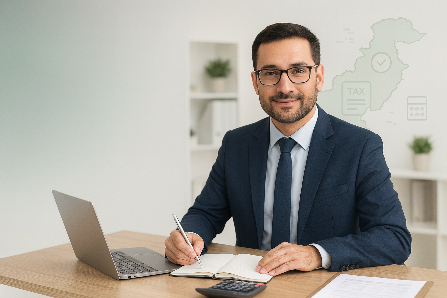 Tax Consultant Illustration